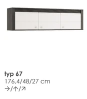 Extom Pakabinama spintelė SEVILLA TYP67