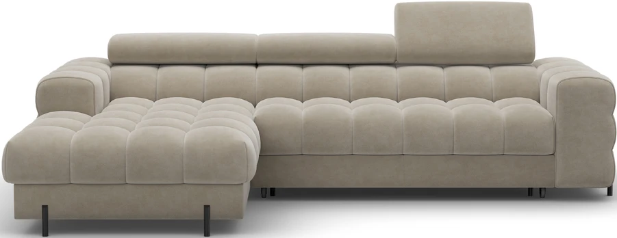 Kampinė sofa Felro, Smėlio