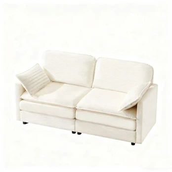 Minimalistinė dvivietė sofa, patogi svetainė / miegamasis