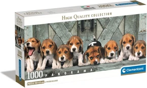 Puzzle 1000 elements Compact Panorama Beagles kaina