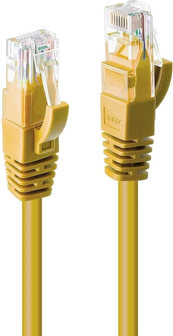 CABLE CAT6 U/UTP 2M/YELLOW 48063 LINDY
