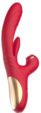 Vibratorius 3in1, raudonas