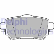 DELPHI LP3145 Brake pad set kaina