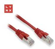LYNX FTP patch kabelis Cat5e PVC, CCA, 2m, červený