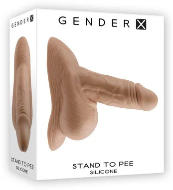 Evolved GENDER X SILIKONINIS PRIEMONĖ ŠLAPINTIS STOVINT, VIDUTINĖ KŪNO SPALVA