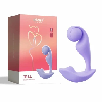 HoneyPlayBox Trill Wearable Smart Vibrator Violetinė - Pressure Sensor & App Control