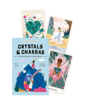 Crystals & chakras Oracle kortos