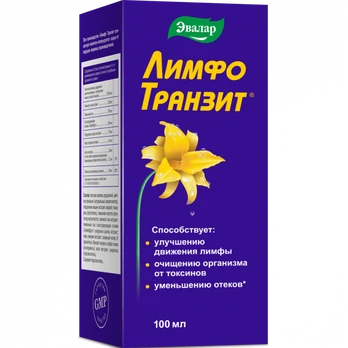 Evalar Limfotranzit gėrimo koncentratas – limfodrenažui ir tinimo mažinimui | 100 ml