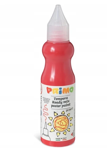 Plakatų dažai Primo, raudoni, 50 ml