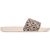 Šlepetės Tommy Hilfiger Monogram Pool Slide FW0FW09423 Ruda