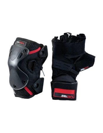 SEBA PROTECTIVE PACK x2 (glove & Knee Zip) S