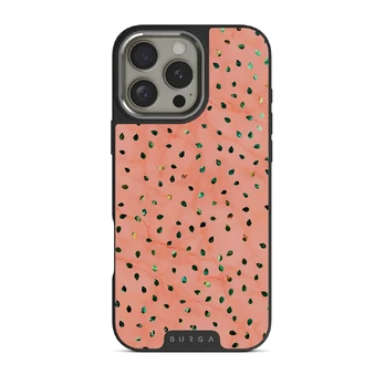 Watermelon Shake - iPhone 16 Pro Max Case, Elite Dark (MagSafe) / Silver