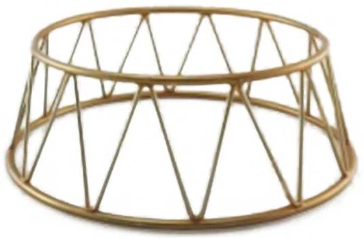 Gold Buffet base, 25 cm, auksinis