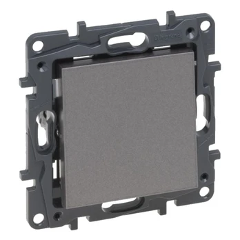 1 klavišo mygtukas Legrand Niloe Step 863409 (pilkas)