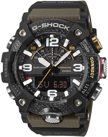 Laikrodis CASIO G-SHOCK MASTER OF G modelis MUDMASTER - QUAD SENSOR