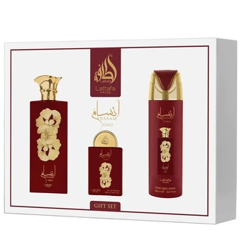 Lattafa Ansaam Gold 100ml Moterims Edp 100ml + Edp 20ml + Deodorant 200ml