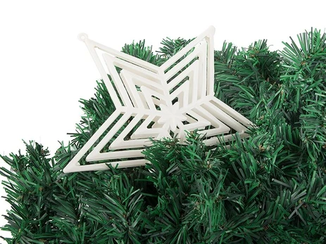Christmas tree star christmas tree top unbreakable white