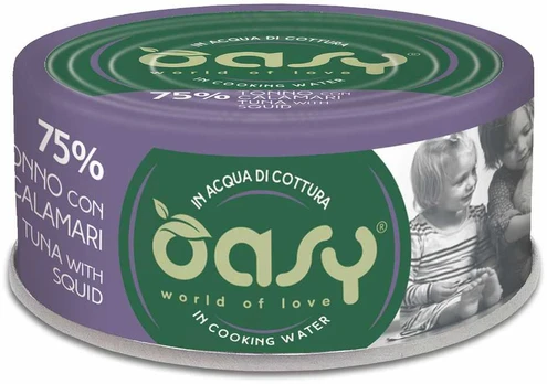 Oasy More Love Tuna with Squid 70gr