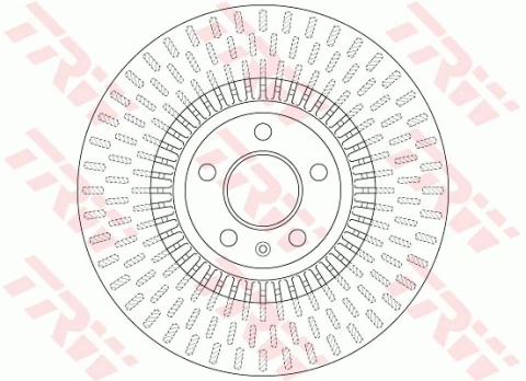 TRW DF6216 Brake Disc