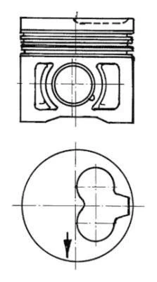 Stūmoklis KOLBENSCHMIDT 91386620