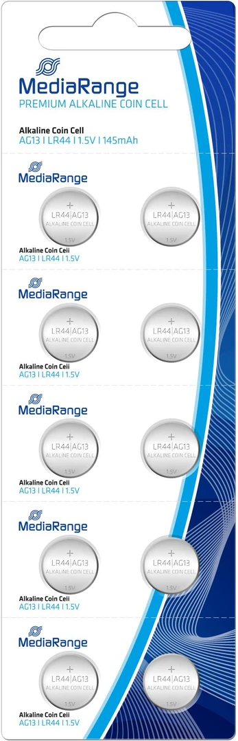 MediaRange Bateria LR44 145mAh 10 vnt.