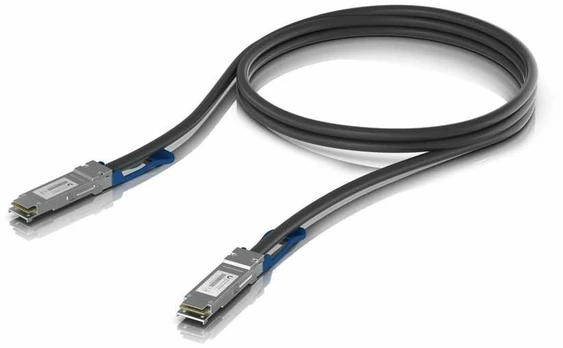 Ubiquiti QSFP28 direct attach cable with a 100 Gbps max data