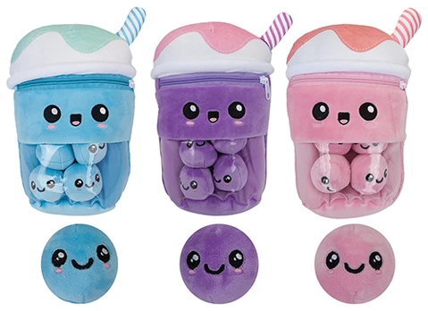 Pliušinė boba tea 25cm asort., 456219