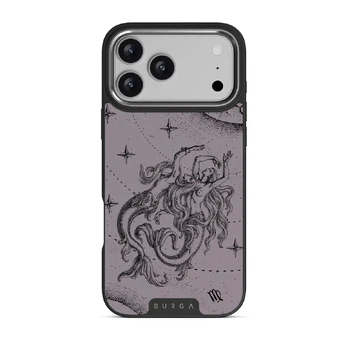 Virgo - iPhone 17 Pro Max Case, Elite Dark (MagSafe) / Silver / Purple