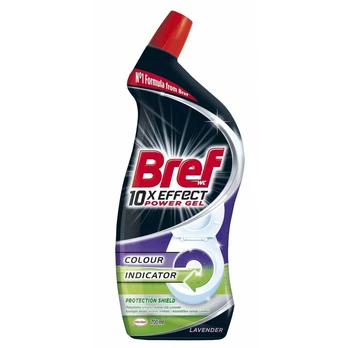 WC valiklis BREF 10 x Effect Total Protection Lavender, 700 ml