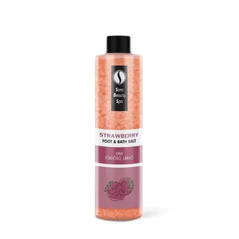 SARA BEAUTY SPA vonios ir pėdų druska STRAWBERRY, 330 g