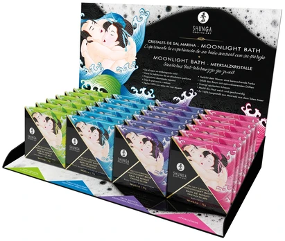Shunga Bath Salt Display for24 prekė suaugusiems
