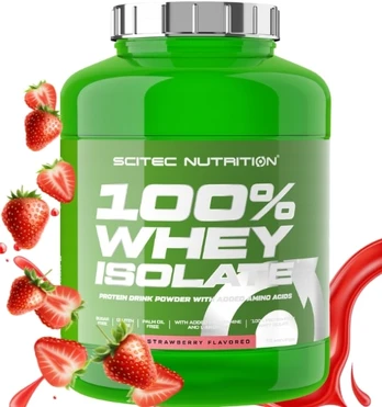 Scitec 100% Whey Isolate, Strawberry, 1816 g