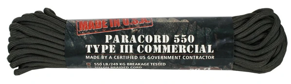 Parašiuto virvė Mil-Tec 15,24m, olive