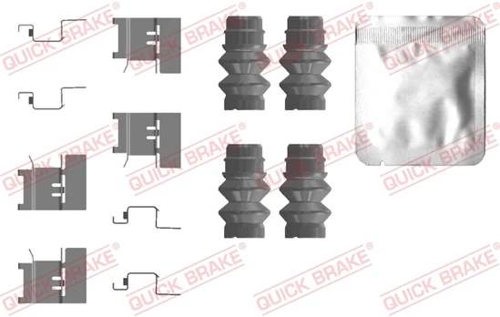 QUICK BRAKE QB109-0120 Brake pad fitting kit