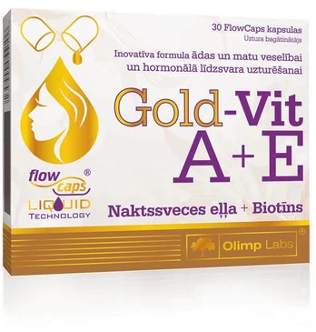 OLIMP LABS Gold - Vit A + E kapsulės N30