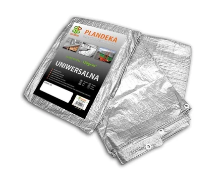 Sidabrinis Brezentas 120g 5 x 8m BRADAS