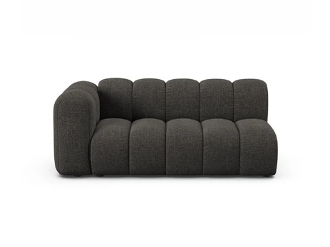 Left Modular Sofa, "Lupine", 3 Seats, 175x95x70, Dark Grey