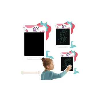 Lean Toys Marker Drawing Board Writing LCD Stylus Unicorn Baltas