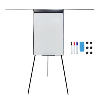 Relaxdays Flipchart lenta 100x70 cm juoda