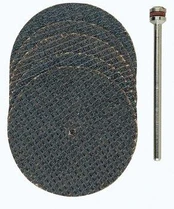 Armuoti atpjovimo diskai Ø38mm PROXXON (5vnt.)