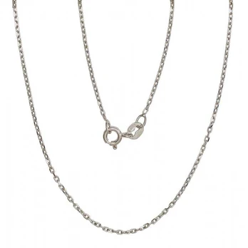 Sidabrinė grandinėlė Anchor 1 mm , briaunų apdirbimas deimantu