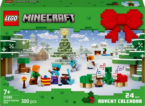 LEGO Minecraft 21280 2025 metų advento kalendorius