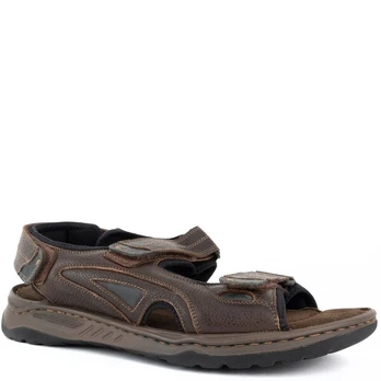 GRUNER SCHUHE Basutės vyrams, Ruda, Sandals