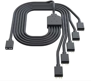 Kabelis Cooler Master Addresable RGB 1-to-5, juoda