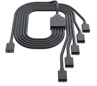 Kabelis Cooler Master Addresable RGB 1-to-5, juoda kaina