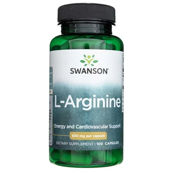 Swanson L-argininas 500 mg - 100 kapsulių