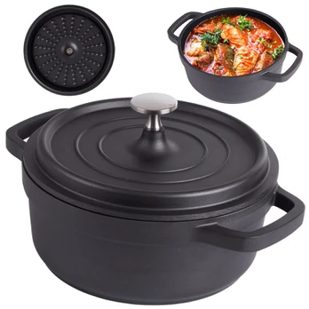 Kingstyle Baking pot non stick induction cooking pot gas lid 2l