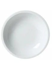 Lėkštė D21 cm. Porcelianas, baltas.