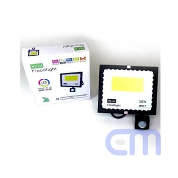 Lauko šviestuvas 50W LED su davikliu Mini Floodlight
