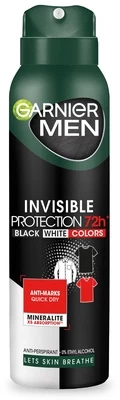 Purškiamas dezodorantas Garnier Invisible Protection 72H vyrams, 150 ml